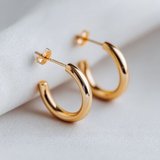 Womens Gold Statement Earrings