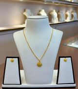 22KT Gold Pendant Set
