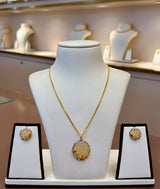 22KT Gold Pendant Set