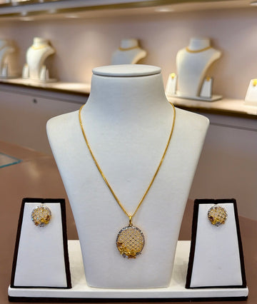 22KT Gold Pendant Set