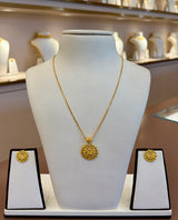 22KT Gold Pendant Set