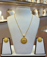 22KT Gold Pendant Set