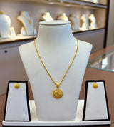 22KT Gold Pendant Set