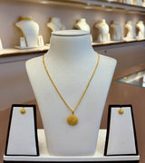 22KT Gold Pendant Set