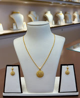 22KT Gold Pendant Set