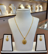 22KT Gold Pendant Set