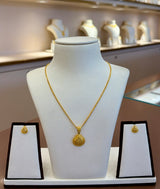 22KT Gold Pendant Set