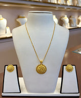 22KT Gold Pendant Set