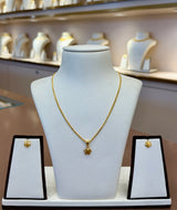 22KT Gold Pendant Set