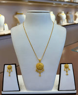 22KT Gold Pendant Set
