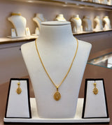 22KT Gold Pendant Set