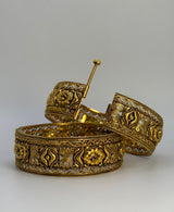 22KT Antique Gold Kangans