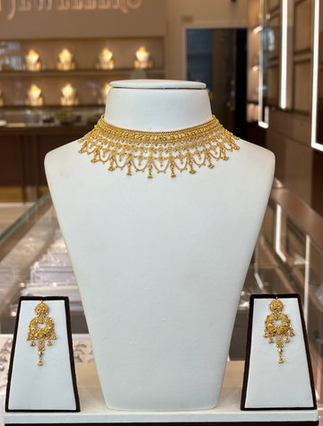 22KT Gold Collar Set