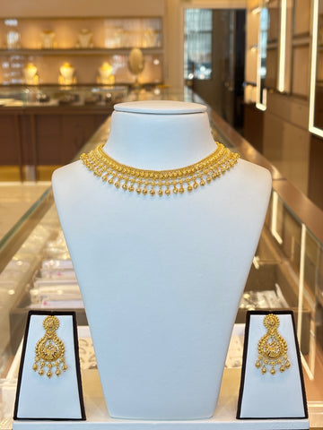 22KT Gold Collar Set