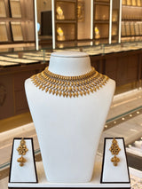 22KT Antique Gold Collar Set