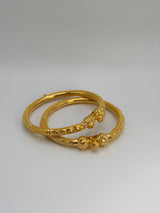 22KT Gold Kangans (sz 2.4)