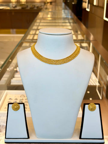22KT Gold Collar Set