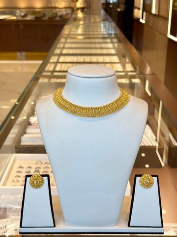 22KT Gold Collar Set