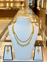 22KT Gold Necklace Set