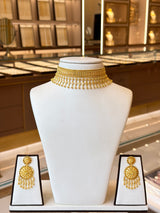22KT Gold Choker Set