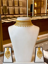 22KT Gold Choker Set