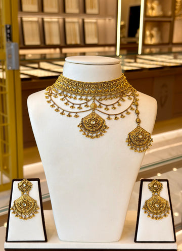 22KT Antique Gold Set