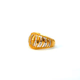 22KT Gold Two-tone Ring