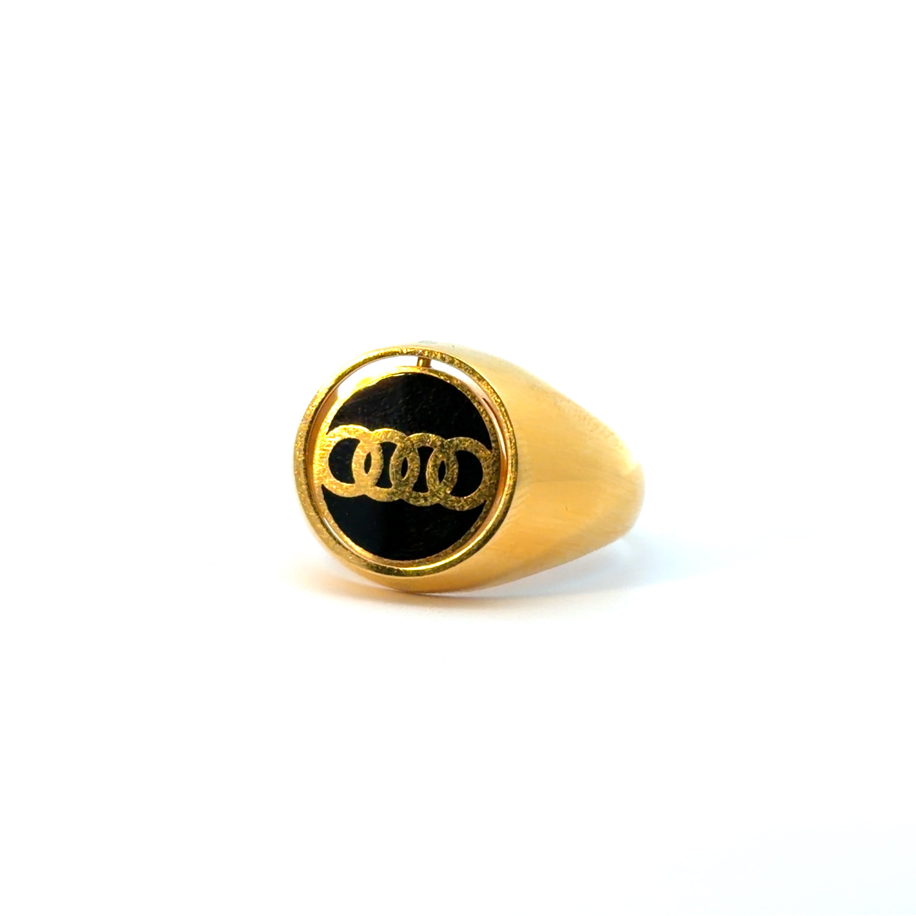 22KT Gold Double-sided Ring