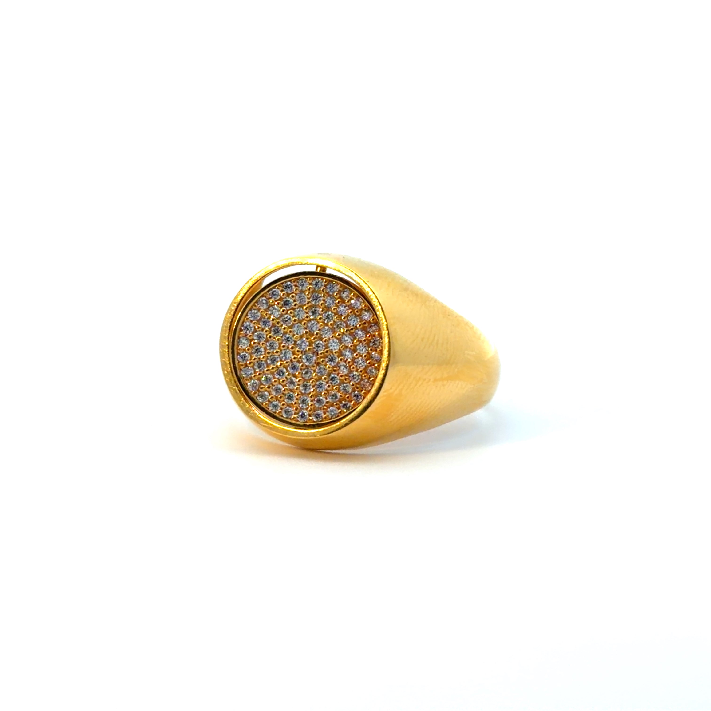 22KT Gold Double-sided Ring