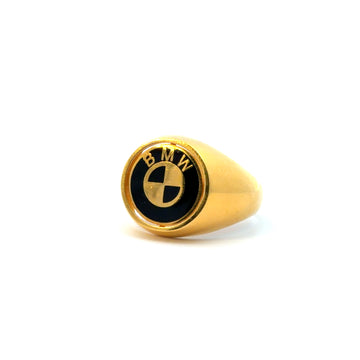 22KT Gold Double-sided Ring