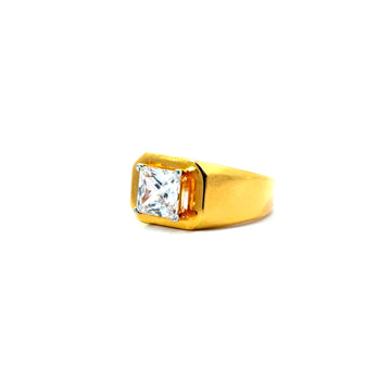 22KT Gold Ring with Cubic Zirconia