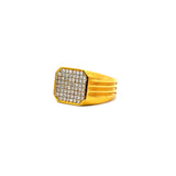 22KT Gold Ring with Cubic Zirconia