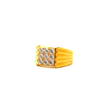22KT Gold Ring with Cubic Zirconia