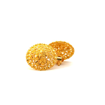 22KT Gold Traditional Studs