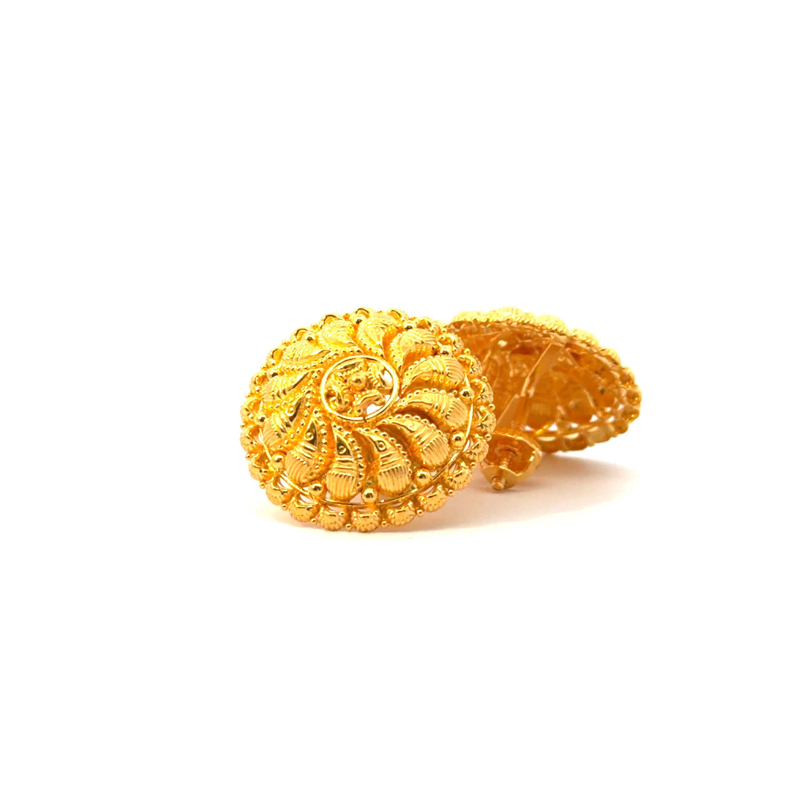 22KT Gold Traditional Studs