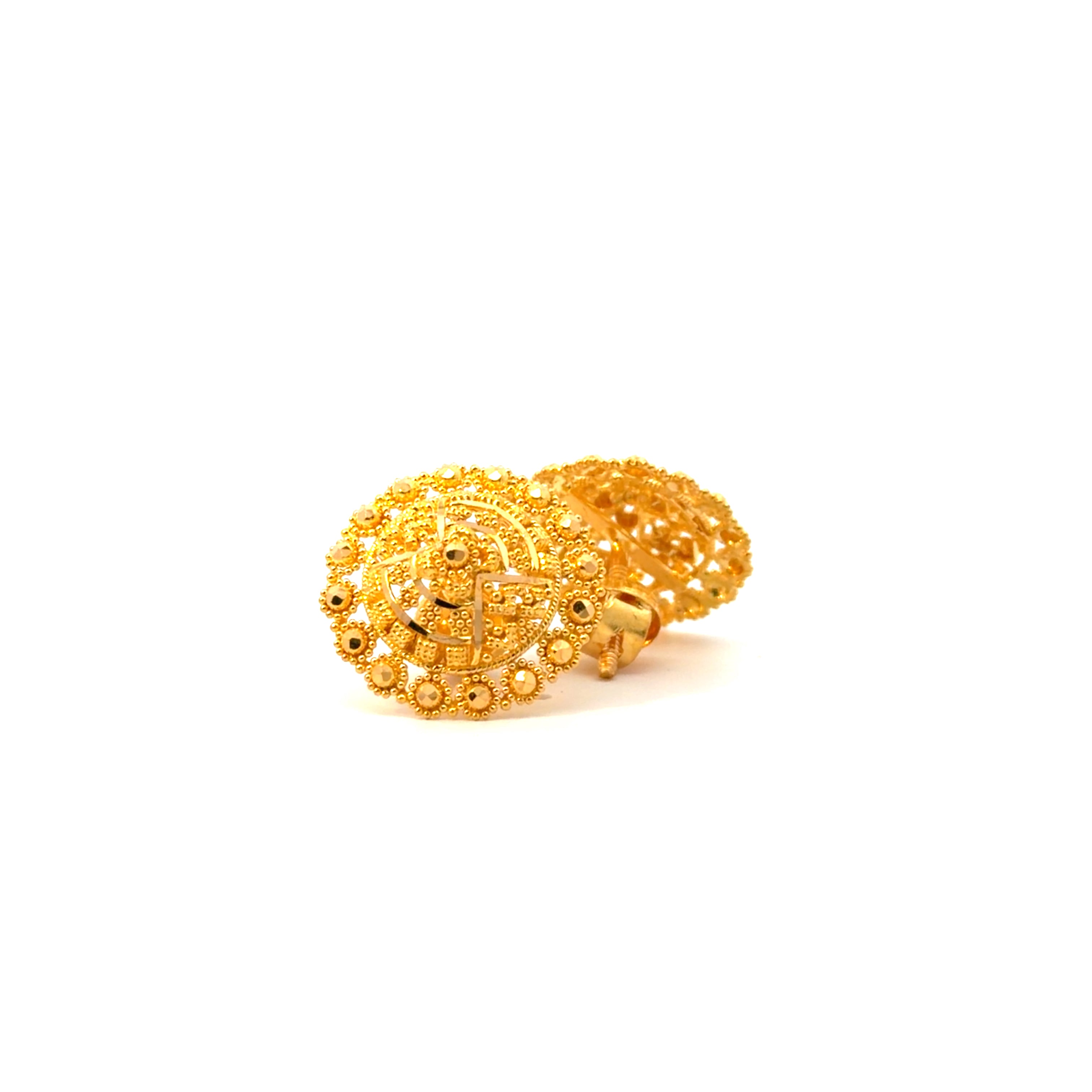 22KT Gold Traditional Studs
