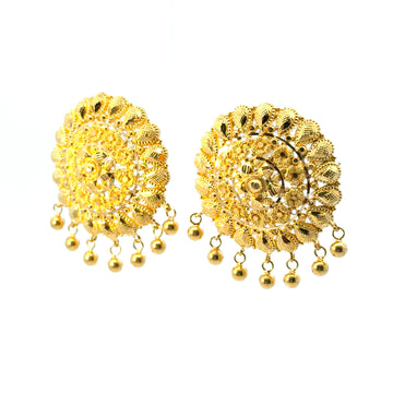 22KT Gold Traditional Statement Studs