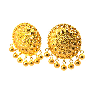 22KT Gold Traditional Statement Studs