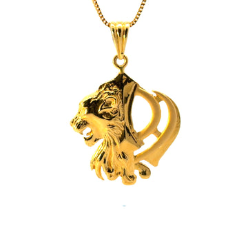 22KT Gold Pendant (large size)