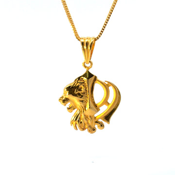 22KT Gold Pendant (medium size)