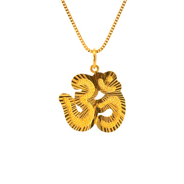 22KT Gold Pendant (large size)