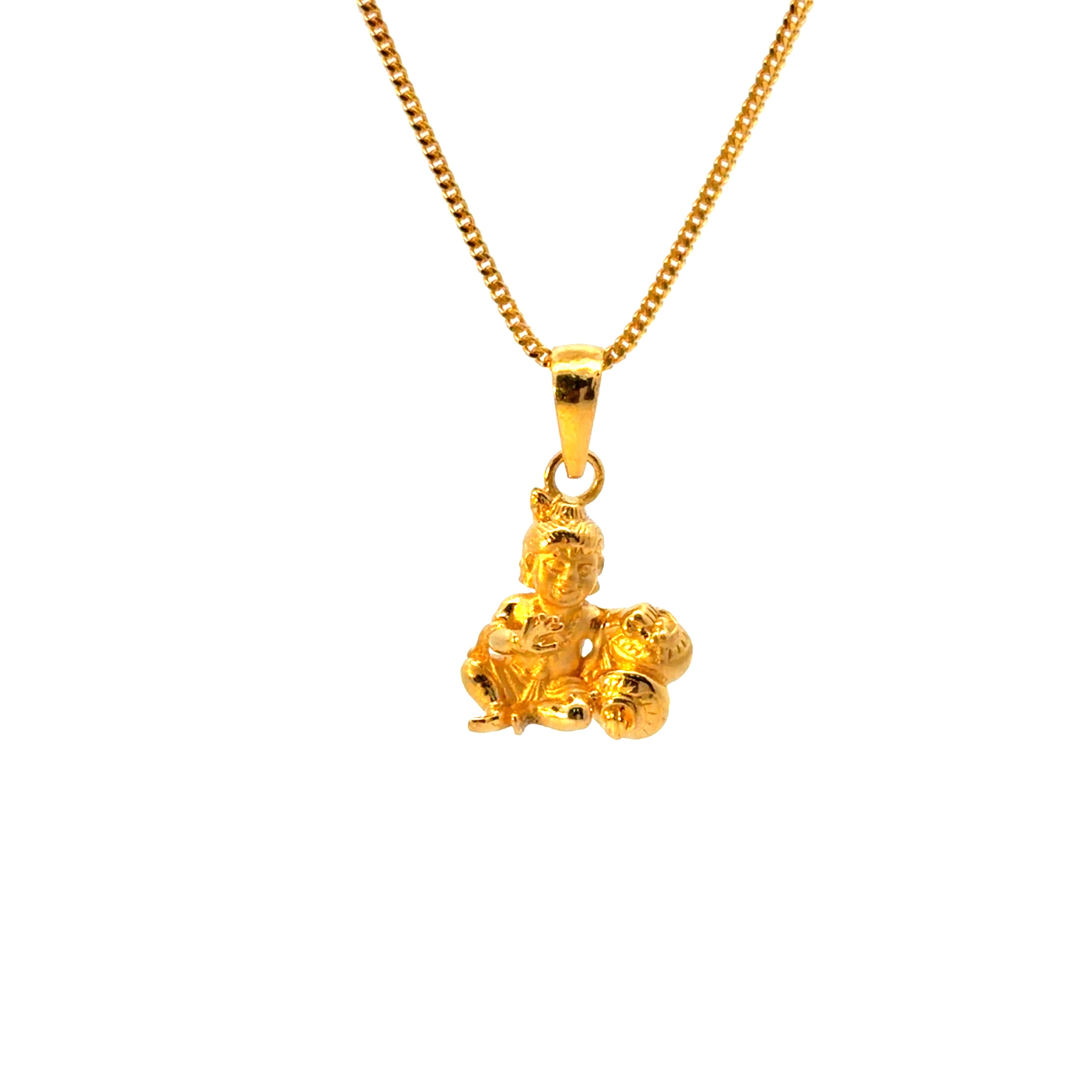 22KT Gold "Bal Krishna" Pendant