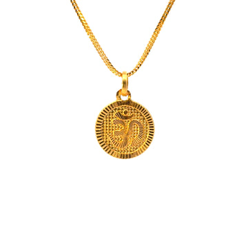 22KT Gold Pendant (medium size)