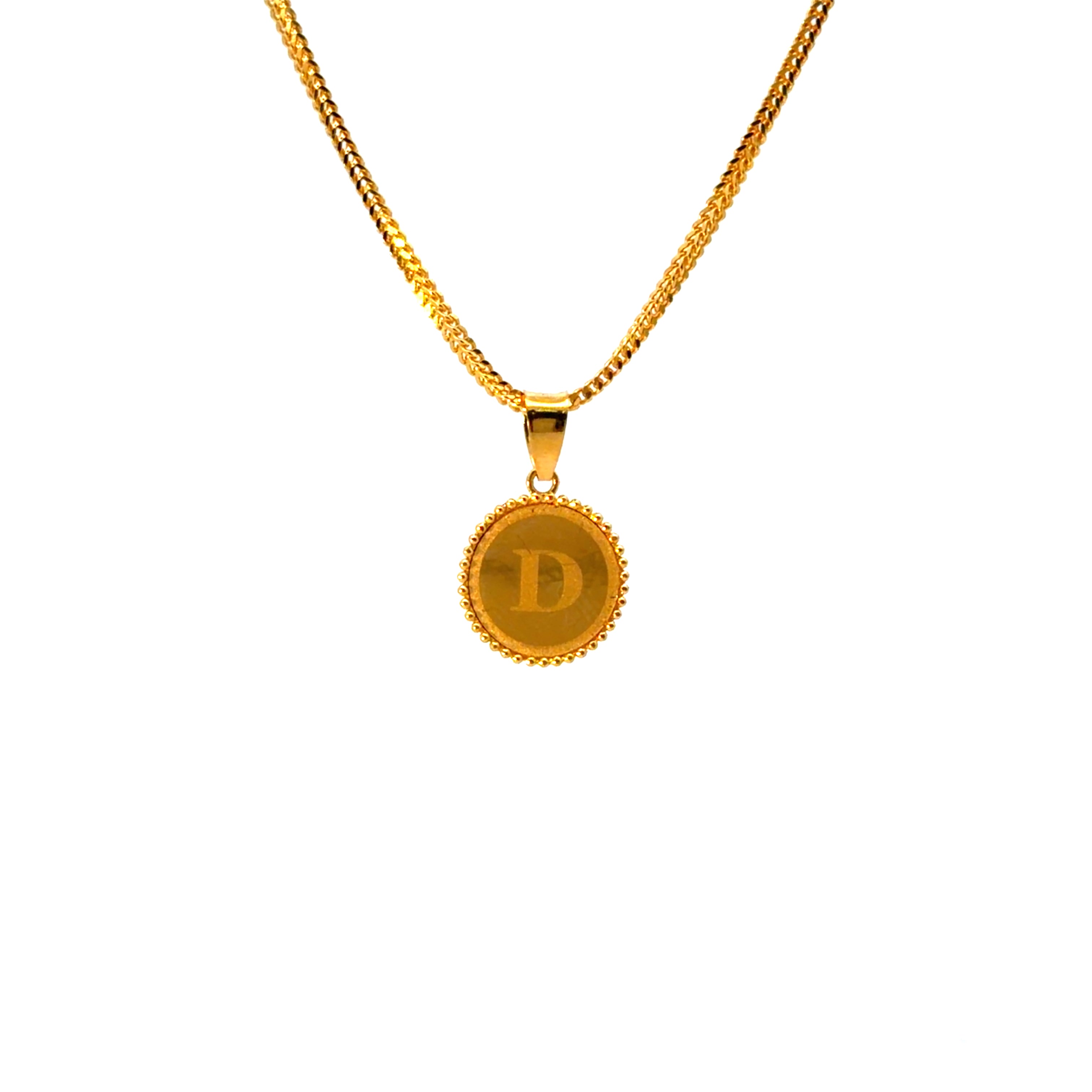 22KT Gold Pendant (other letters available)