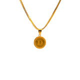 22KT Gold Pendant (other letters available)