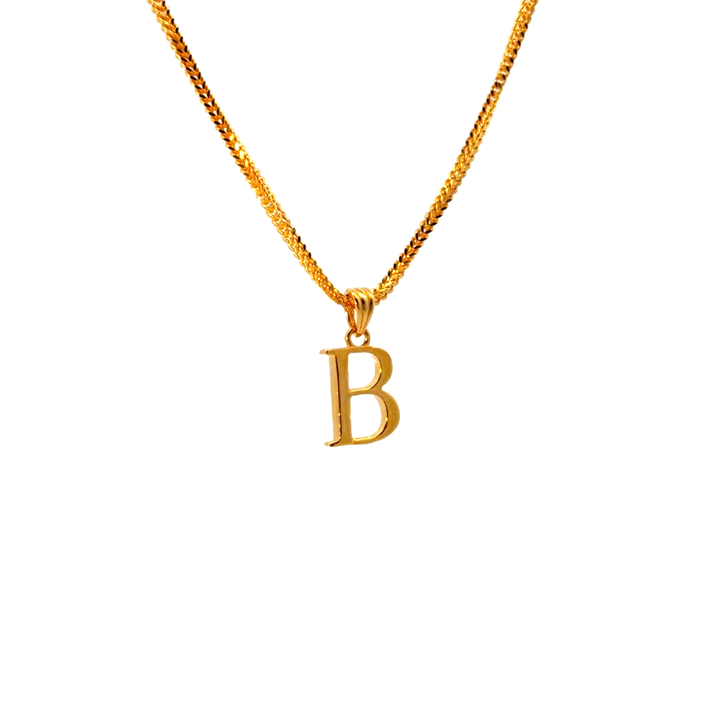 22KT Gold Pendant (other letters available)