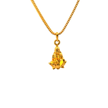 22KT Gold "Lakshmi Mata" Pendant