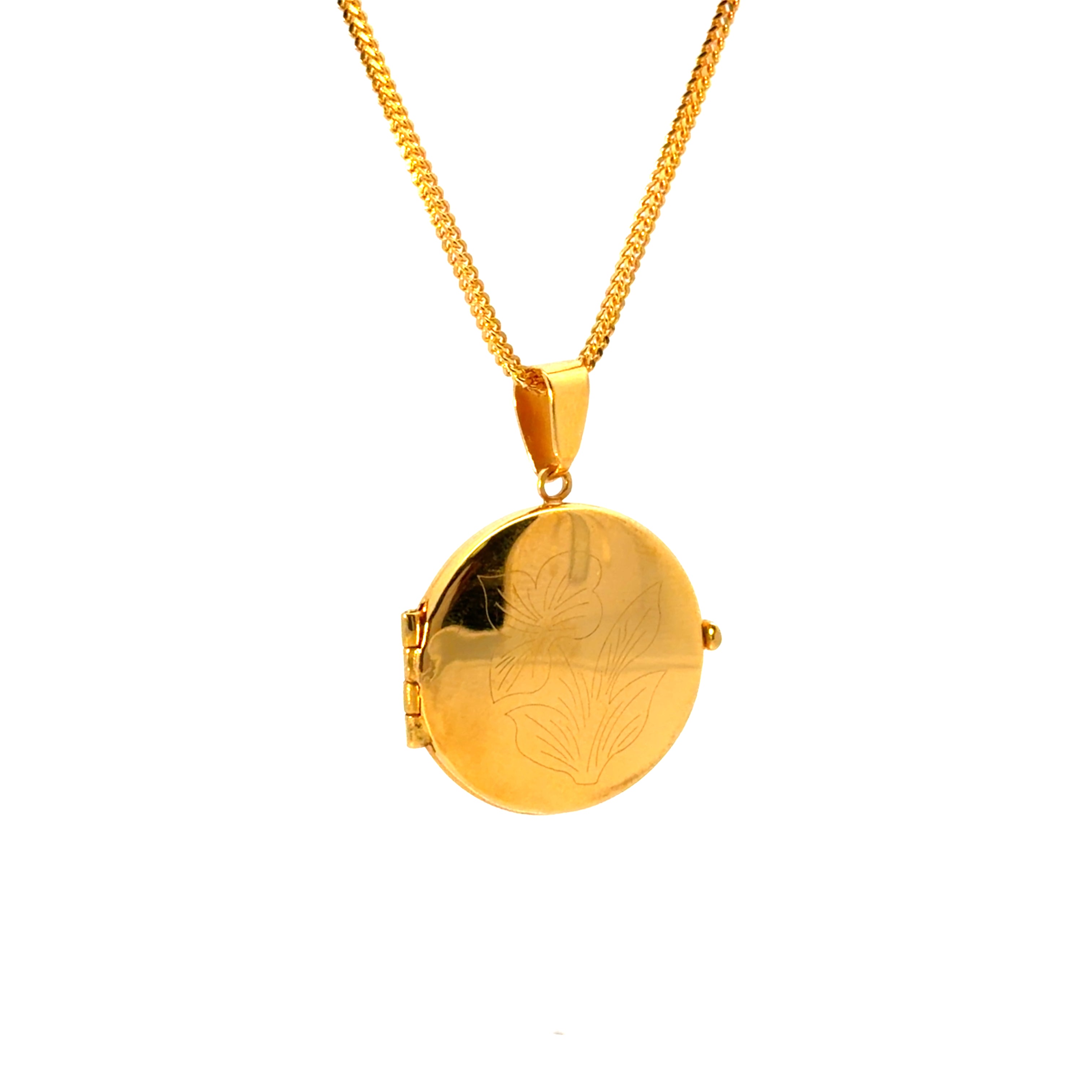 22KT Gold Picture Locket