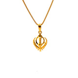 22KT Gold Pendant (multiple sizes)