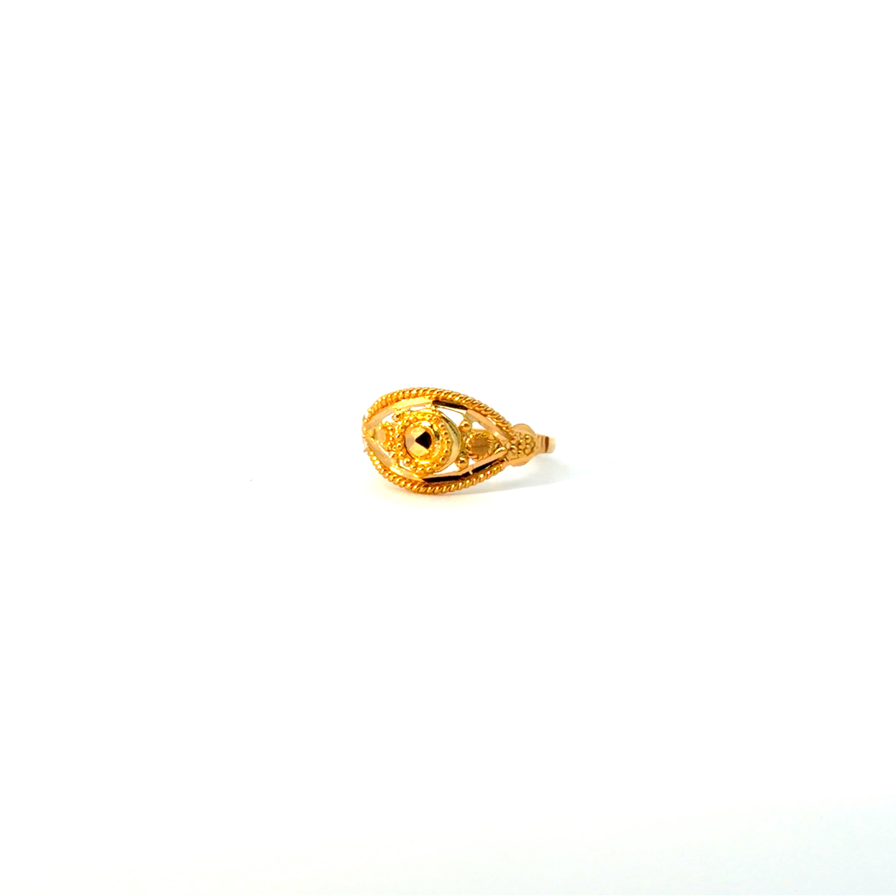 22KT Gold Baby Girl Ring